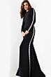 Jovani 24191 Long Sleeves Embellished Dress