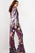 Jovani 26034 Floral Print Two Piece Pant Suit
