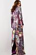 Jovani 26035 Floral Sequin Coat Dress