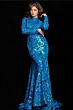 Jovani 26046 High Neck Sequin Dress