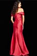 Jovani 26187 Pleated Bodice Off The Shoulder Dress