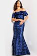 Jovani 26255 Off The Shoulder Layered Dress