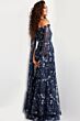 Jovani 26330 Floor-Length Sleeves Floral Dress
