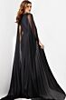 Jovani 36473 Floor-Length Sleeves Plunging Neck Dress