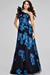 Jovani 36717 One Shoulder Floral Dress
