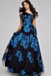 Jovani 36717 One Shoulder Floral Dress