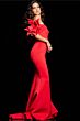 Jovani 36997 Bow Sleeves Off The Shoulder Dress