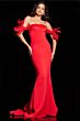 Jovani 36997 Bow Sleeves Off The Shoulder Dress