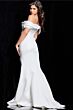 Jovani 37148 Corset Bodice Off The Shoulder Wedding Dress