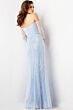 Jovani 38614 Illusion Sleeves Off The Shoulder Dress