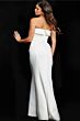 Jovani 39244 Double Breasted Strapless Wedding Gown