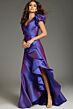 Jovani 37097 Puff Sleeves Ruffle Skirt Dress