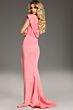 Jovani 37285 High Slit One Shoulder Dress