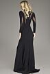 Jovani 37671 Illusion Cutouts Long Sleeve Dress