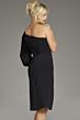 Jovani 40033 One Sleeve High Slit Dress