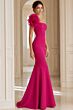 Jovani 40201 Floral One Shoulder Fitted Dress