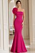 Jovani 40201 Floral One Shoulder Fitted Dress