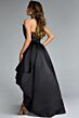 Jovani 42357 High-Low Strapless A-Line Bubble Hem Dress