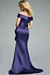 Jovani 43806 Off-The-Shoulder Ruffle Slit Dress
