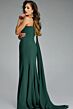 Jovani 44177 Asymmetric Neck Shoulder Bow Streamer Dress
