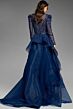 Jovani 44841 Juliet Sleeve Illusion Jewel Neck Overskirt Dress