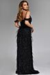 Jovani 44848 Sweetheart Neck Cold-Shoulder Strap Sequin Dress