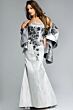 Jovani 40166 Floral Embellished Strapless Dress