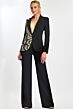 Jovani 40207 Long Sleeve Blazer Top Pant Suit