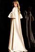 Jovani 42159 Cape Jacket Plunging Neck Dress