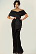 Jovani 44018 Pleated Bodice Off The Shoulder Jumpsuit
