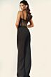 Jovani 45181 Illusion Corset Straight-Leg Jumpsuit