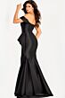 Jovani 47051 Peplum Skirt Off The Shoulder Corset Dress