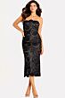 Jovani 48099 Scalloped Hem Strapless Lace Dress