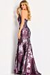 Jovani 48186 Side Slit Strapless Draped Bodice Dress