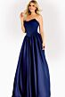 Jovani 48482 Basque Waist Strapless Scoop Neck Dress
