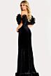 Jovani 50216 Ruffle Sleeve Off-The-Shoulder Dress