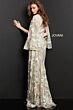 Jovani 00752 Cape Sleeve Lace Mothers Dress