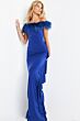 Jovani 1147 Feather Neckline Dress