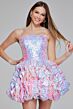 Jovani K38108 Pick-up Skirt Sequin Dress