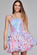 Jovani K38108 Pick-up Skirt Sequin Dress