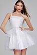 Jovani K38313 Tiered Skirt Spaghetti Straps Dress