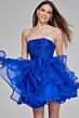 Jovani K38440 Layered Skirt Embroidered Top Dress