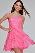 Jovani K39141 Floral Straps Embroidered Dress