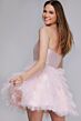 Jovani K39310 Ruffle Skirt Strapless Sweetheart Neck Dress
