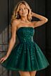 Jovani K44212 Sequin Lace Strapless Corset Dress