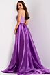 Jovani 39056 Sweetheart Neck Detachable Overskirt Dress