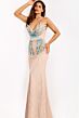 Jovani 39944 Beaded Strapless Slim-Flare Silhouette Dress
