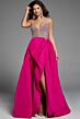Jovani 41141 Front Bow High Slit Dress