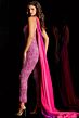 Jovani 42556 Asymmetric Neck Beaded Jumpsuit