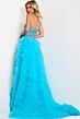 Jovani 42958 Ruffle Skirt Strapless Beaded Dress